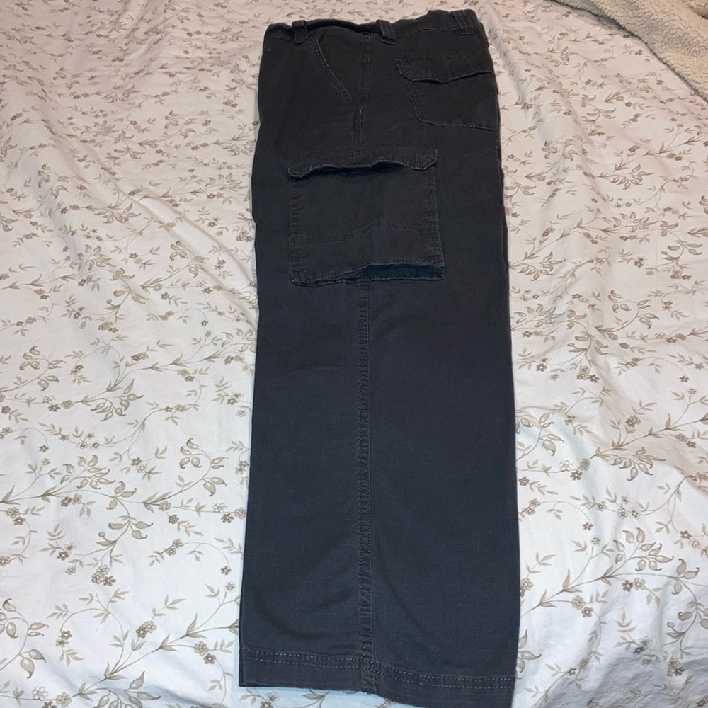 Men's Dark Grey Cargo Pants